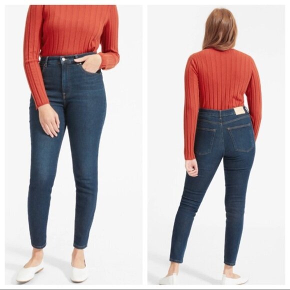 Everlane Mid Rise Skinny Regular Jeans - Picture 1 of 7